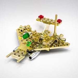 Lego Chrome Gold/Silver Space Shuttle 442 Classic Space Brand New!!