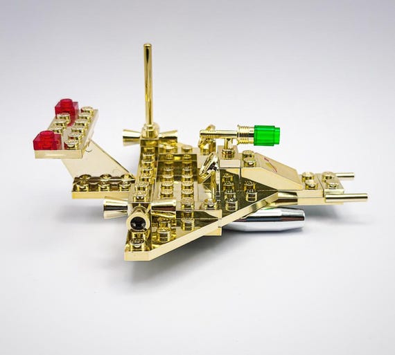 Lego Chrome Gold/silver Space Shuttle 442 Classic Space Brand New