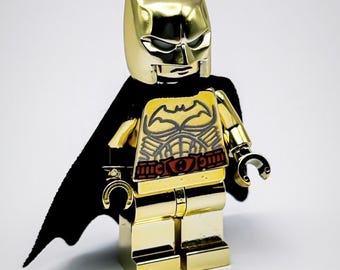 レゴ クロームゴールドメッキ バットマン 顎開きミニフィギュア DCスーパーヒーローズ 新品!!