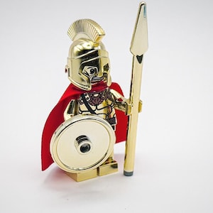 レゴ クローム ゴールド スパルタン 300 戦士 ミニフィギュア ローマの司令官 新登場!!