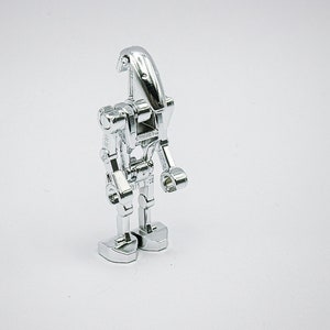 Lego Chrome Silver Plated Battle Droid Minifigure Straight Arms Star Wars New!!