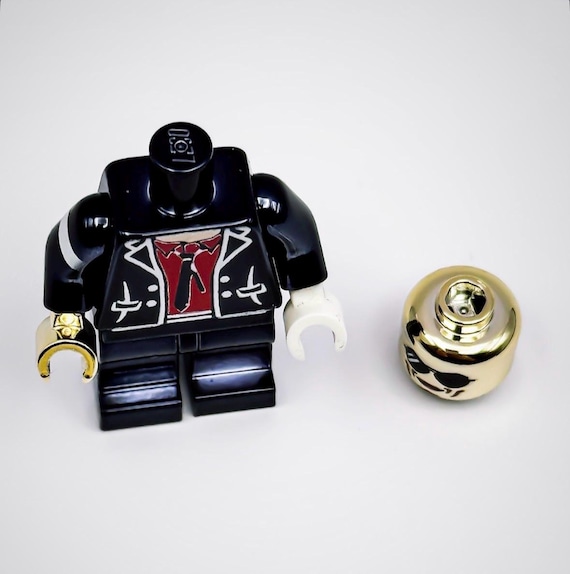 Lego Chrome Black Michael Jackson MJ Minifigure King of Pop New