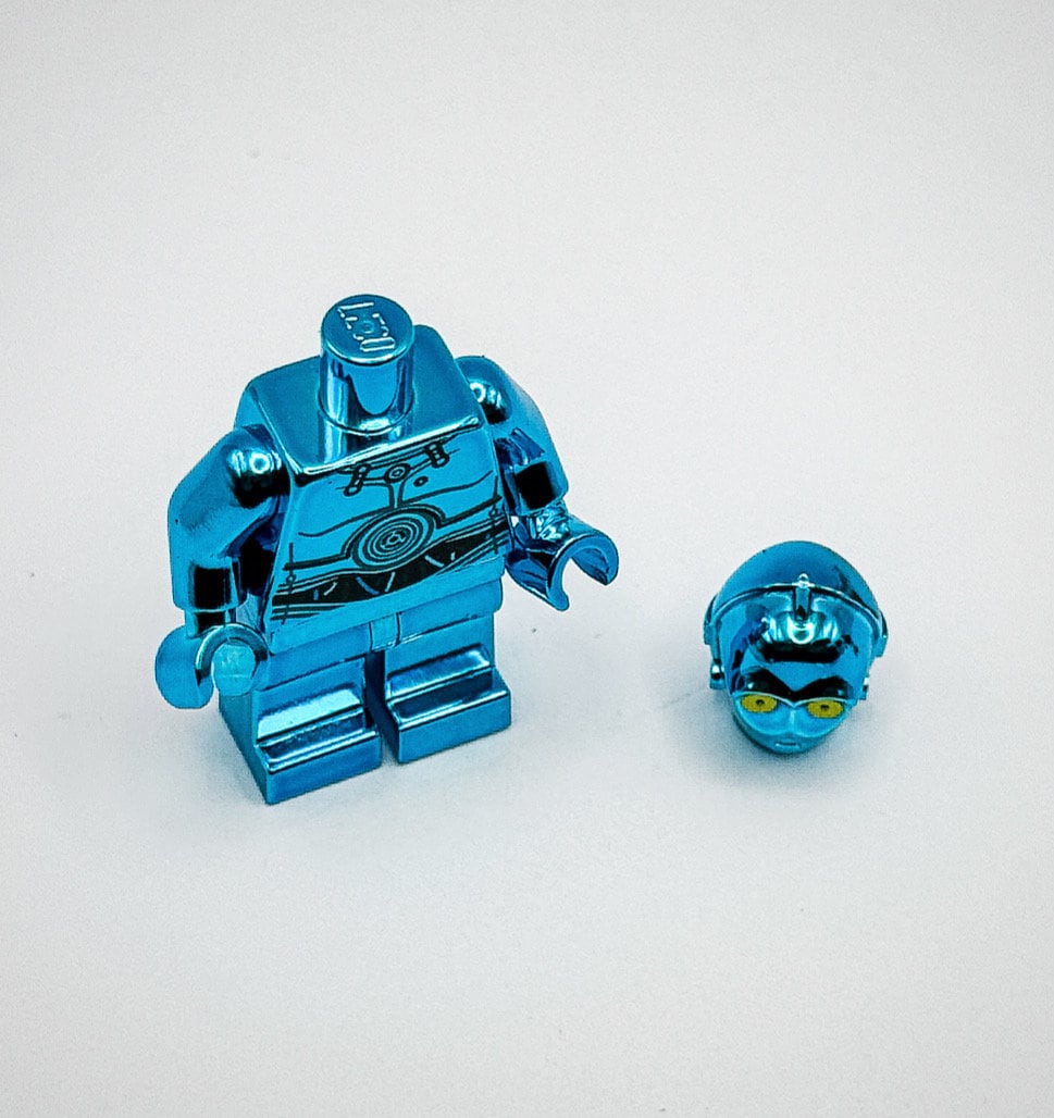 Lego Chrome Blue Star Wars C-3PO SW Limited Edition New!! - Etsy