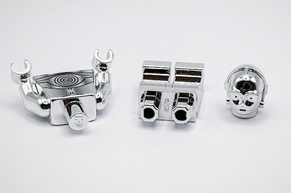 レゴ クロームシルバーメッキ C-3PO ミニフィギュア スター