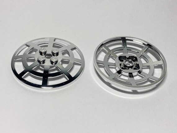 Lego Chrome Silver Inverted Dish 6x6 Radar X2 New - Etsy