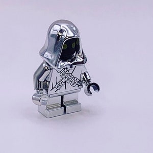 Lego Chrome Silver Plated Jawa Minifigure Very Rare Limited Edition New!!