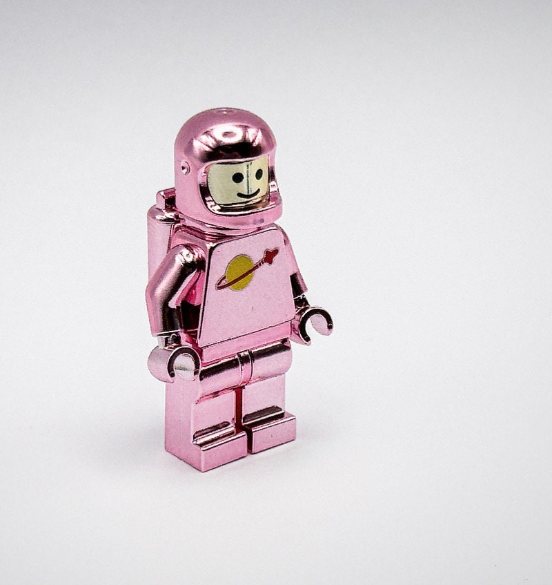 レゴ クローム ピンク クラシック スペース 宇宙飛行士 ミニフィギュア