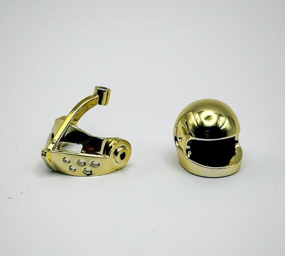 Lego Chrome Gold Helmet Pointed Visor Headgear Knight Castle New
