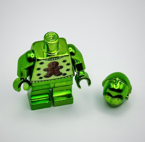 Lego Chrome Green Gingerbread Christmas Star Wars C-3PO SW Limited