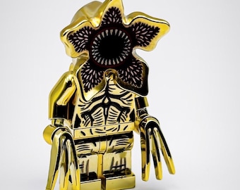 Lego Chrome Gold Plated Demogorgon Minifigure Stranger Things New!!