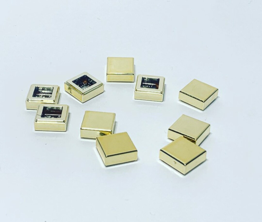 Lego Chrome Gold Square Tiles 1x1 3070 X10 New - Etsy