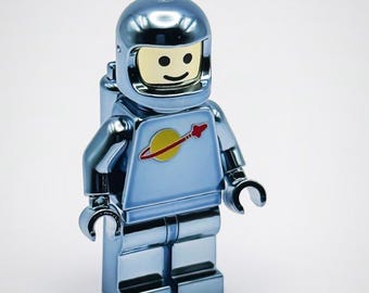 レゴ クロームサンド ブルージーンズカラー クラシック スペース宇宙飛行士ミニフィギュア レア 新品!!