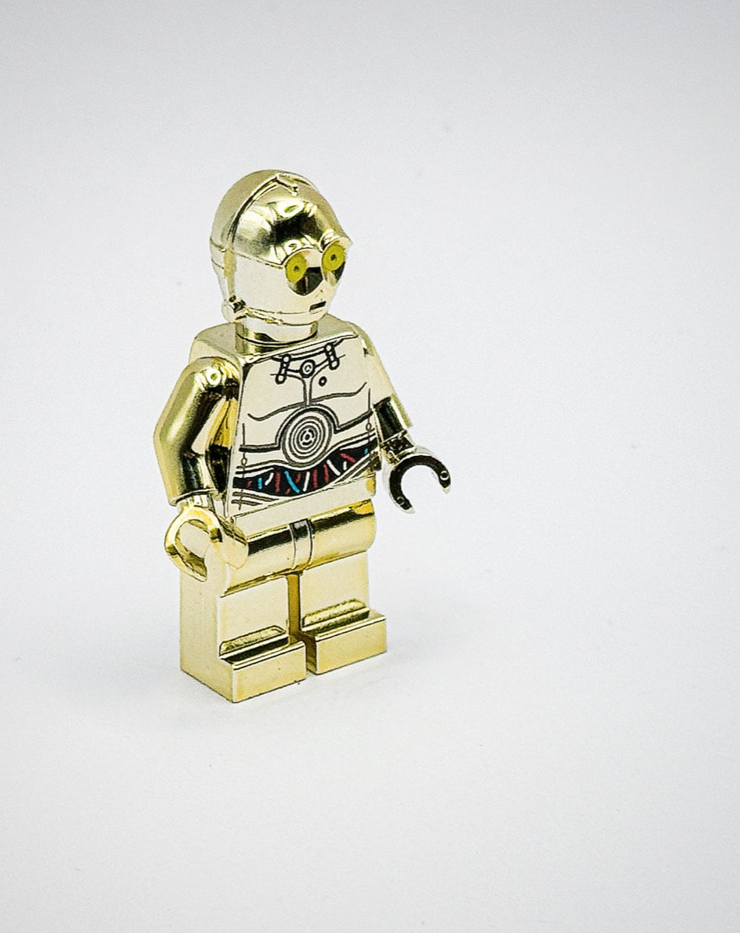 2025 150グラム C-3PO：スターウォーズ ミニチュア 部分金メッキ