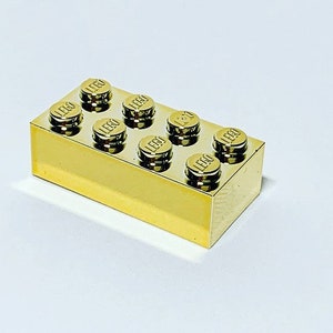 Lego Chrome Gold Brick 2x4 3001 New