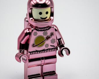 レゴ クローム ピンク クリスマス クラシック スペース 宇宙飛行士 ミニフィギュア レア 新品!!