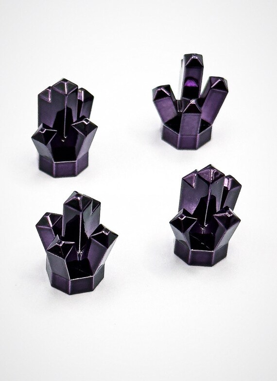 Lego Chrome Purple Crystal Rock X4 New - Etsy