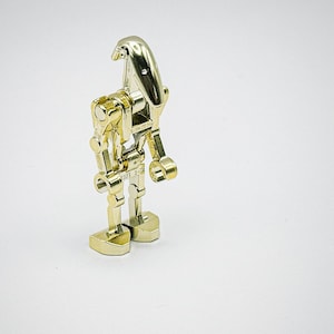 レゴ クローム ゴールドメッキ バトル ドロイド ミニフィギュア ストレート アームズ スターウォーズ 新品!!