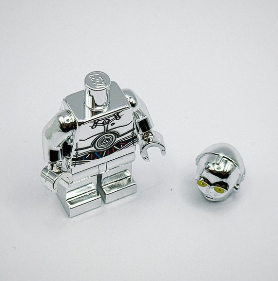 Lego Chrome Silver Star Wars C-3PO SW Limited Edition New!! - Etsy