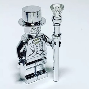 Lego Chrome Mr Gold Mr Silver Mini Figure New!