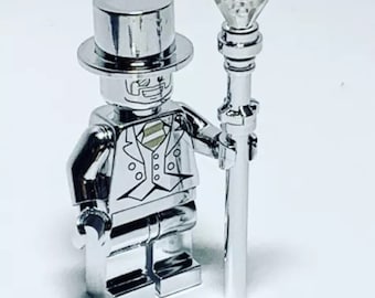 Lego Chrome Mr Gold Mr Silver Mini Figure New!