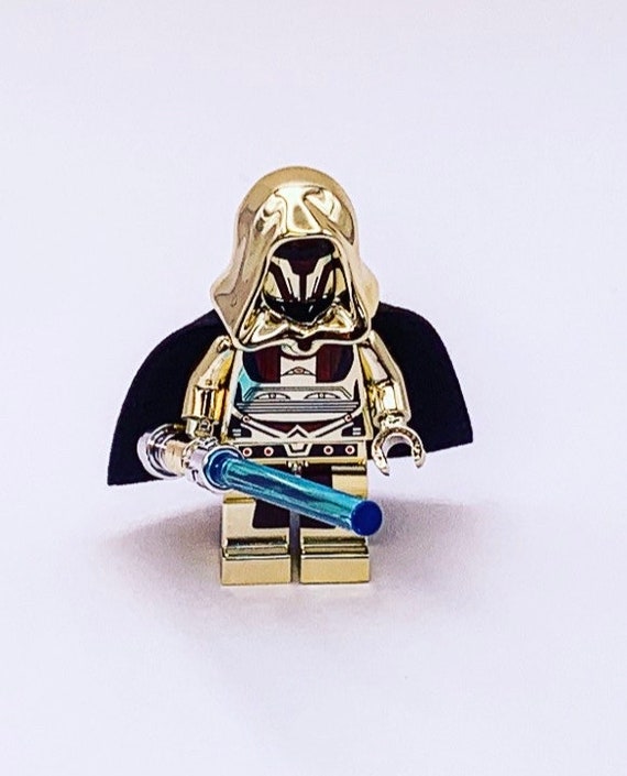 Lego Chrome Gold Plated Darth Revan Minifigure Very Rare Limited Edition New Etsy Canada