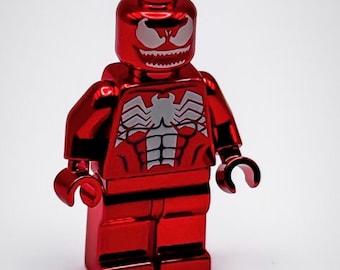 Lego Chrome Red Carnage Super Heroes  Minifigure Venom New!!