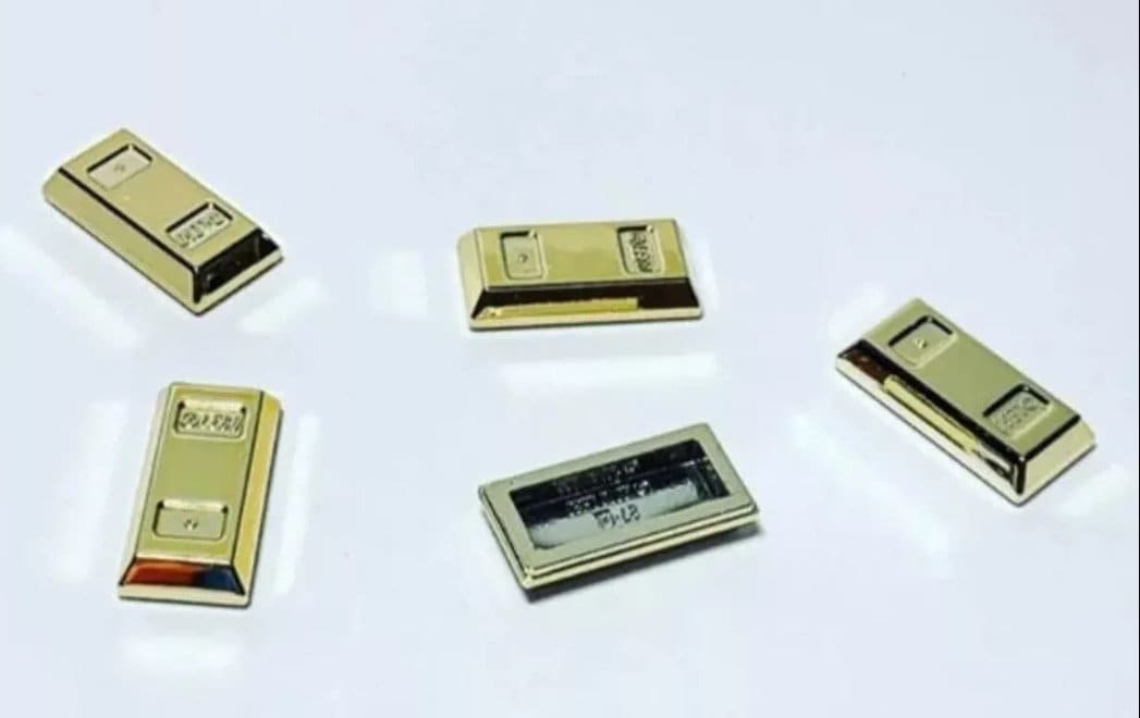 レゴ クローム ゴールドメッキ 調理器具インゴットバー x5 99563 新品 