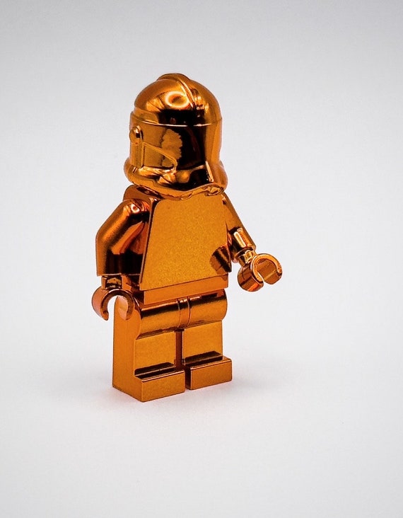 Lego Chrome Plated Orange Clone Trooper Phase 2 Star Wars Minifigure New!!  - Etsy