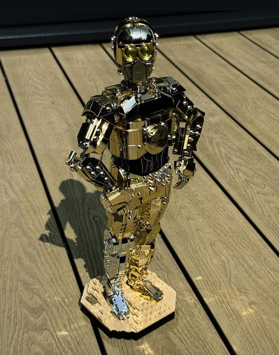 レゴ クロームゴールド C-3PO ラージフィギュア スターウォーズ - Etsy