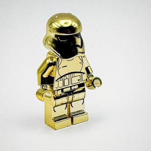 Lego Chrome Gold Plated Captain Phasma Minifigure Star Wars New!!
