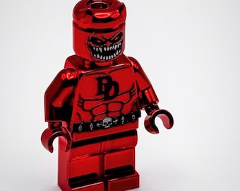 レゴ クロムメッキ レッド デアデビル ミニフィギュア マーベル デイリービューグル スーパーヒーローズ 新品!!