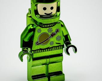 レゴ クロームグリーン クリスマス クラシック スペース 宇宙飛行士 ミニフィギュア レア 新品!!