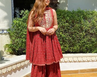 Half Sleeves Kurti - Etsy