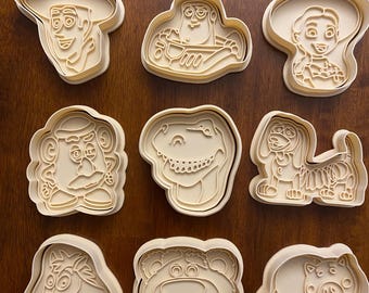 Cortadores de galletas de Toy Story 3 para hornear (juego de 9)