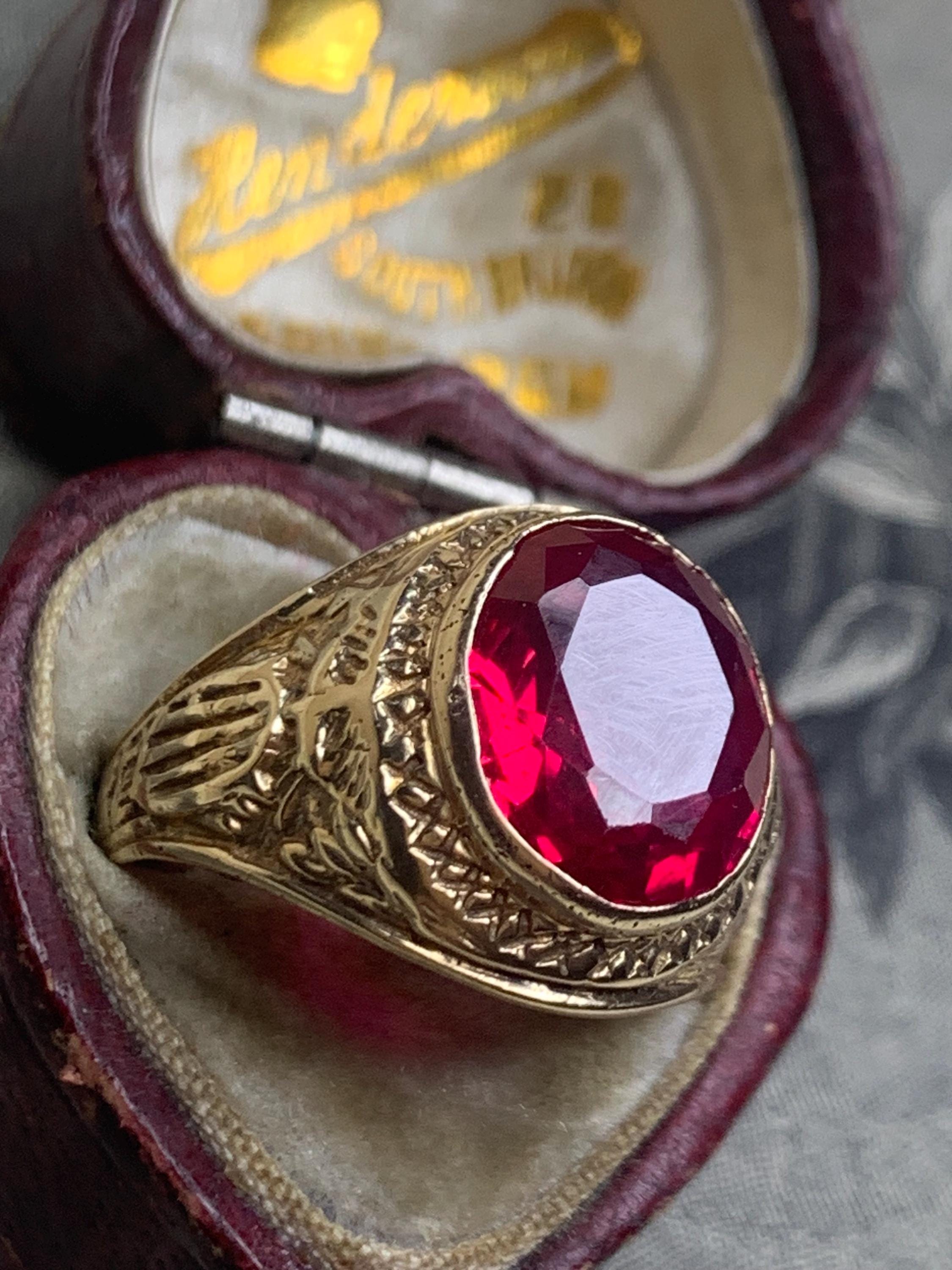 Ruby Class Ring Singapore