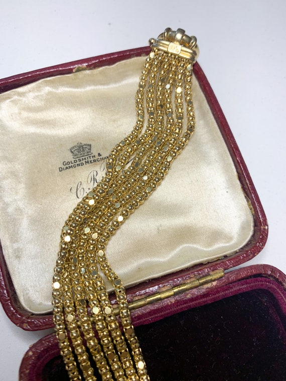 Beautiful Vintage Italian Silver Gilt Gold on Ste… - image 2
