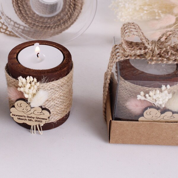 Baby Shower Tealight Etsy