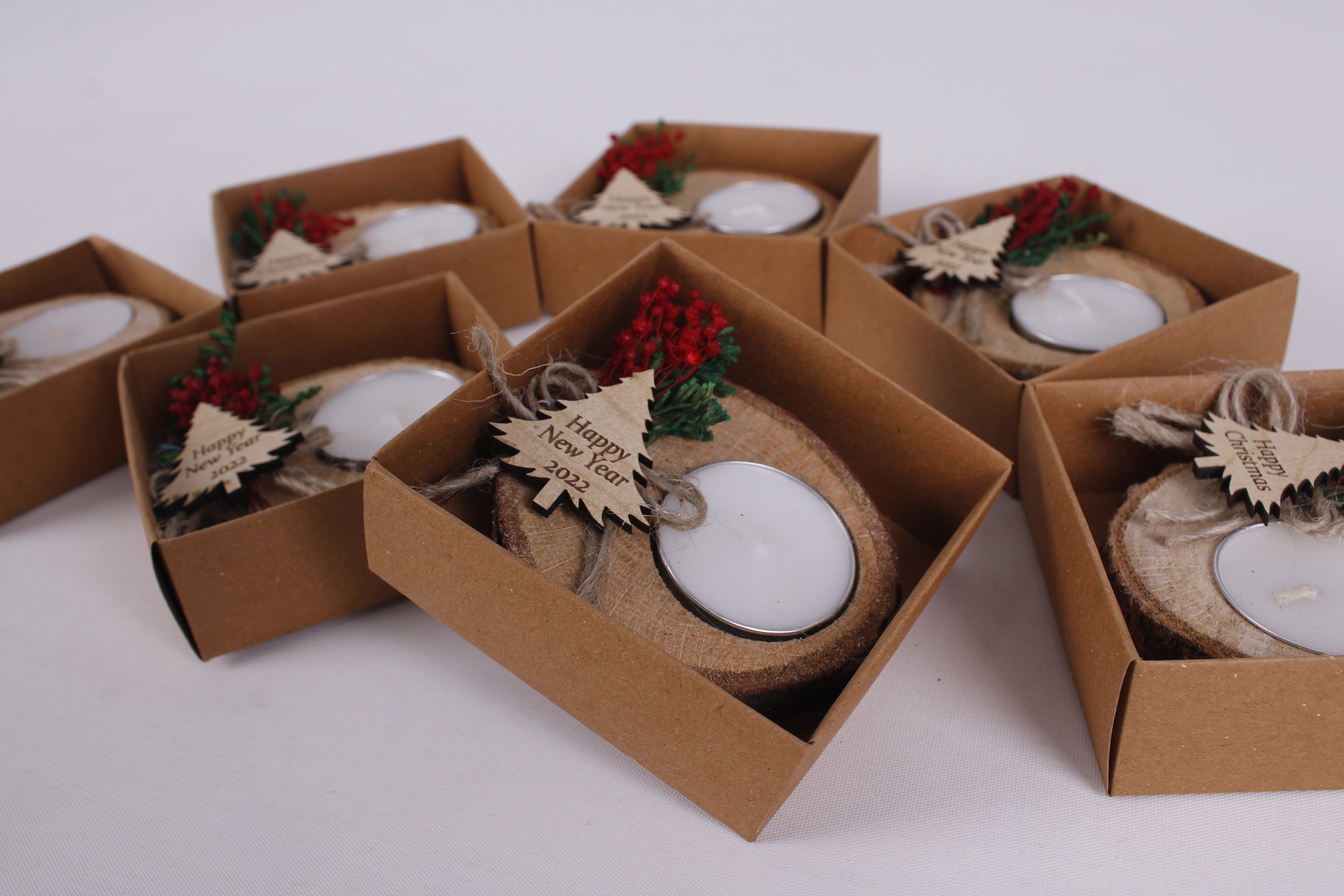 Christmas Personalized Candle Favors Christmas Gifts Etsy UK