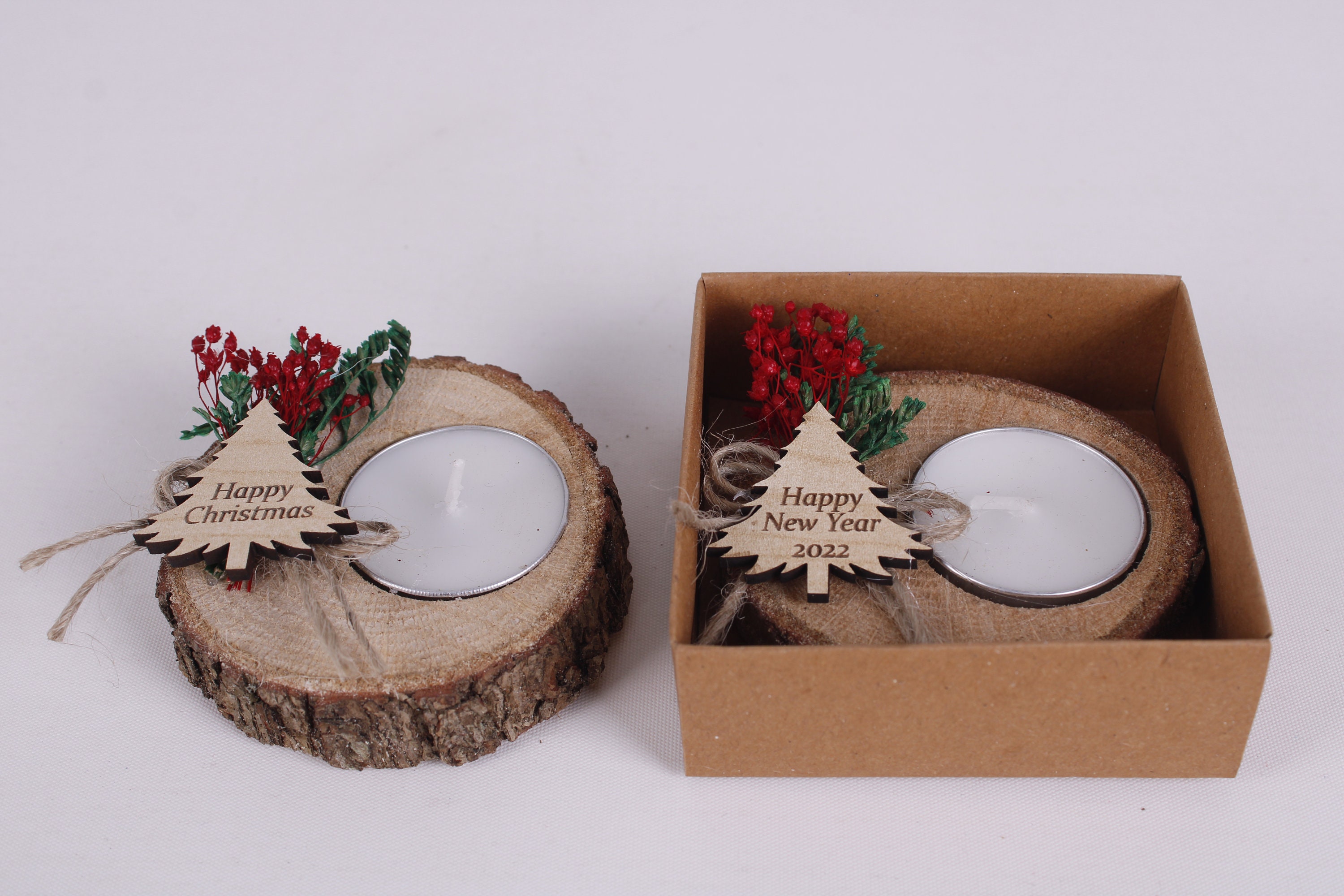 Christmas Personalized Candle Favors Christmas Gifts - Etsy UK