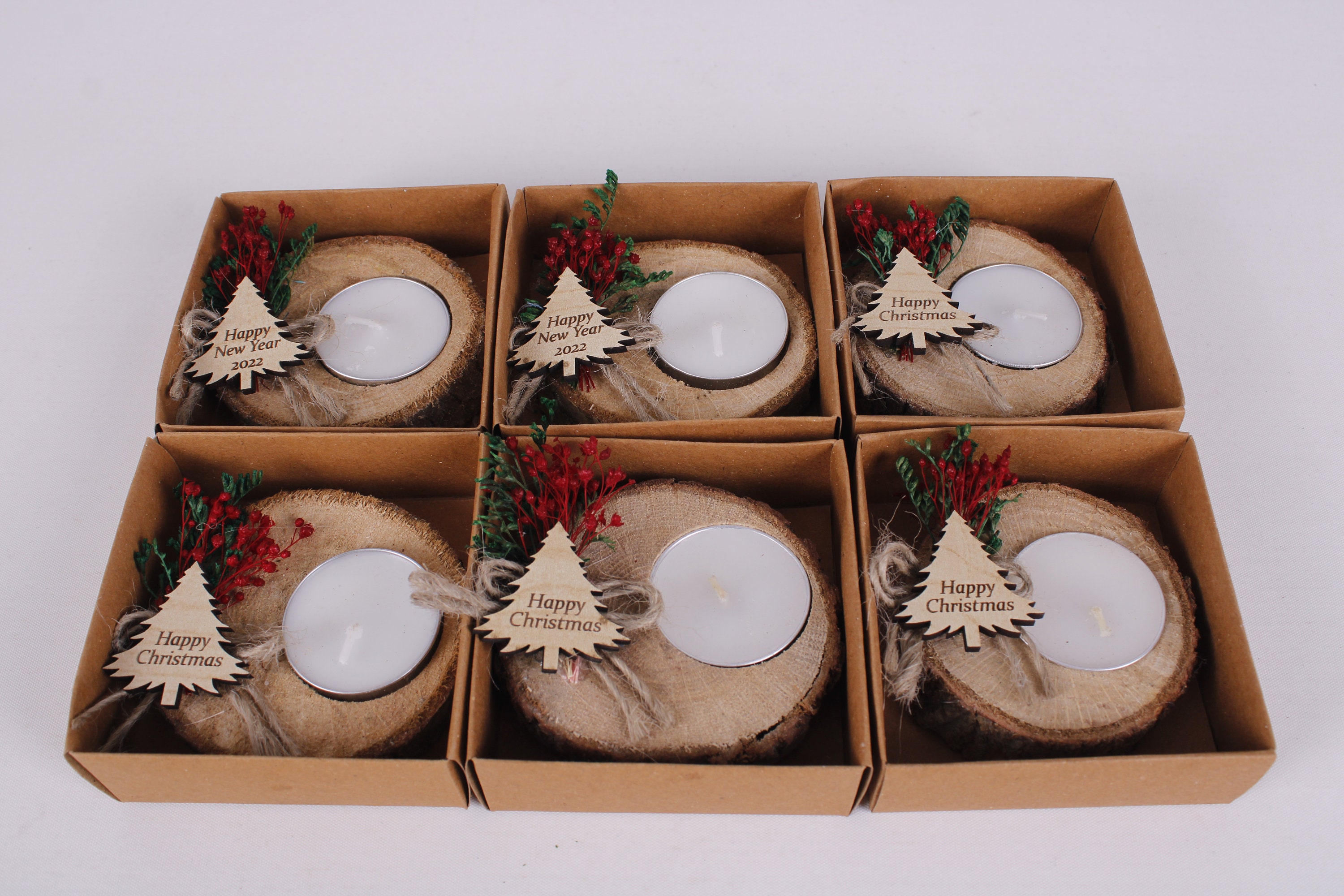 Christmas Personalized Candle Favors Christmas Gifts - Etsy UK