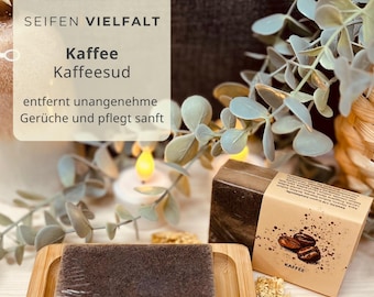 Sapone al caffè fatto in casa | caffè in polvere