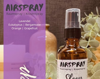 Spray per dormire piccolo (30 ml) – Spray per cuscini alla lavanda e all'eucalipto | Spray corpo lenitivo per un sonno migliore, repellente per zanzare