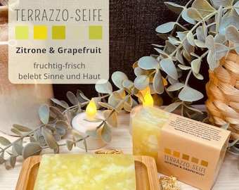 sapone fatto in casa al limone e al pompelmo