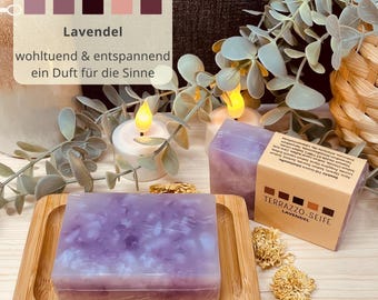 sapone fatto in casa alla lavanda e terrazzo