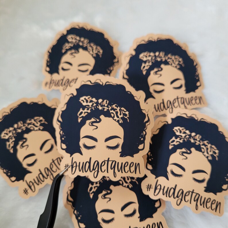 Budget Queen Sticker Budgeting Stickers Budget Life Etsy