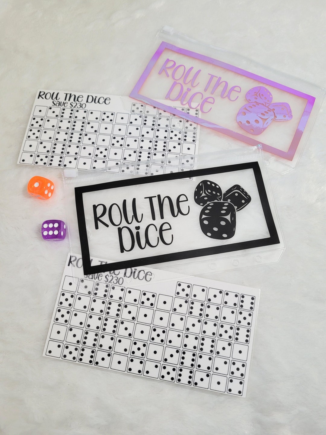 Roll the Dice Saving Challenge, Roll the Dice Money Game, Savings