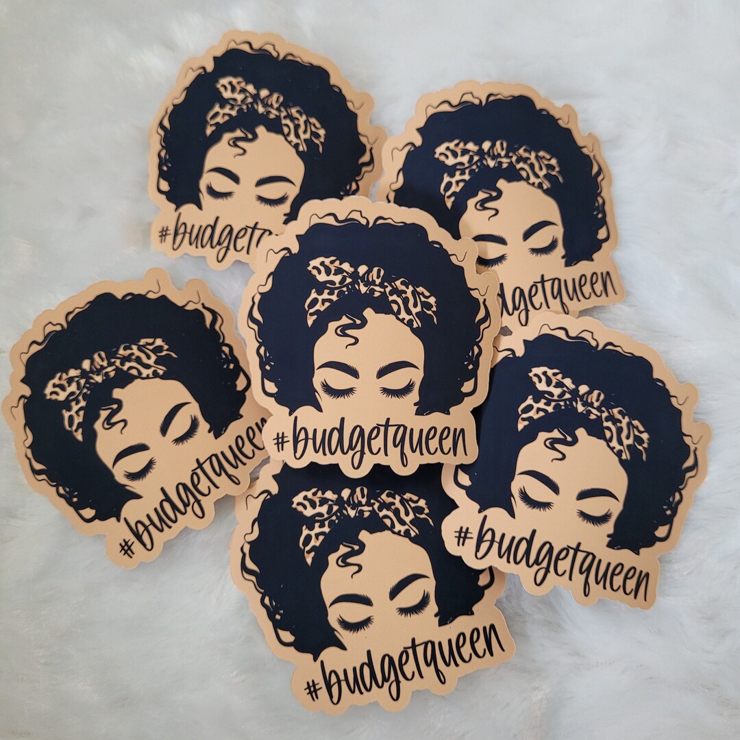 Budget Queen Sticker Budgeting Stickers Budget Life Etsy