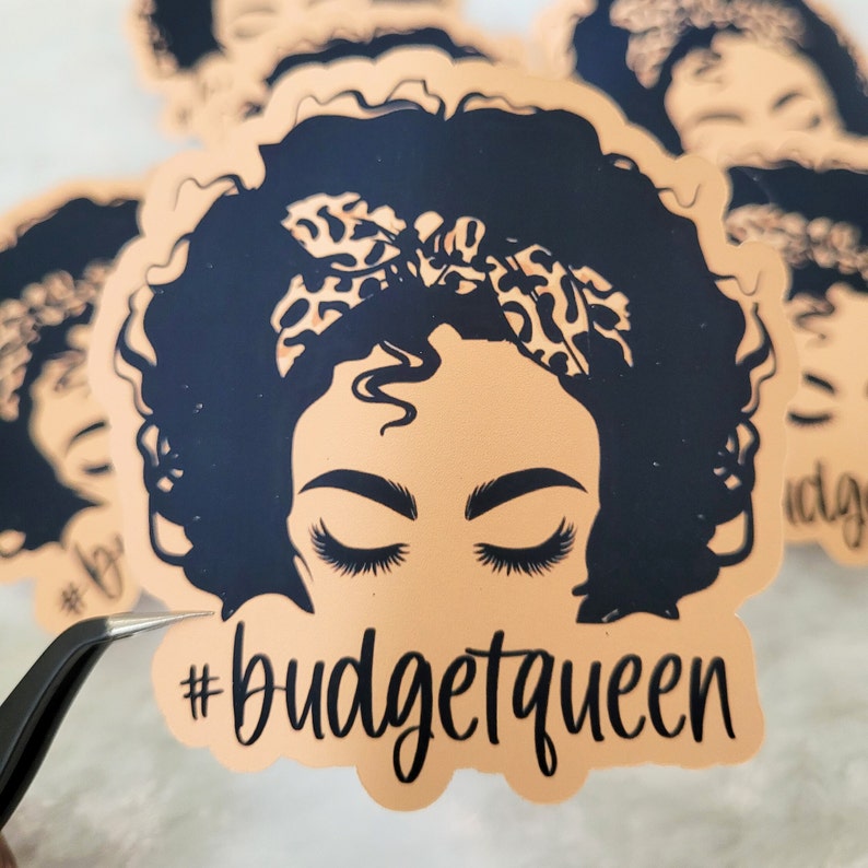 Budget Queen Sticker Budgeting Stickers Budget Life Etsy