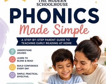 La phonétique simplifiée : un guide étape par étape pour les parents afin d’enseigner la lecture aux jeunes enfants à la maison (idéal pour les enfants de 4 à 7 ans)