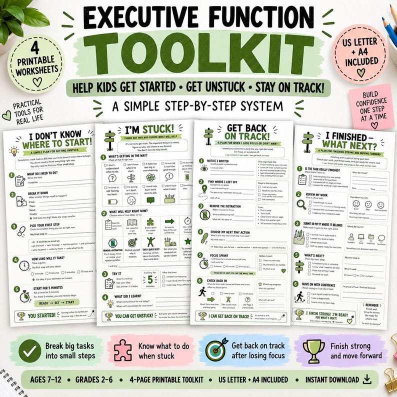 Executive Function Toolkit for Kids product preview